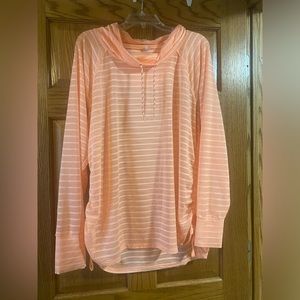 Maurice’s in Motion Sheer Cowl Neck Top